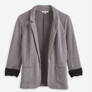 Small skies are blue knit blazer